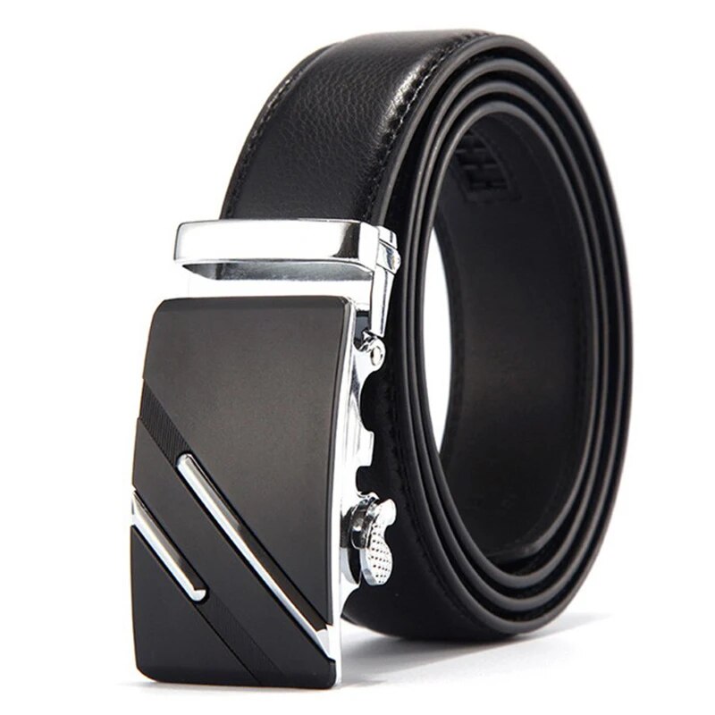 Leather Work Jeans - Fashion Business Men'S Belt Genuine Luxury