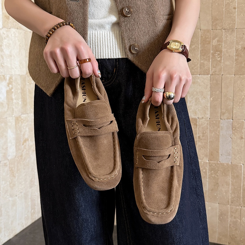Leather Work For Kids - Womens Flats Spring Autumn Mules Classic