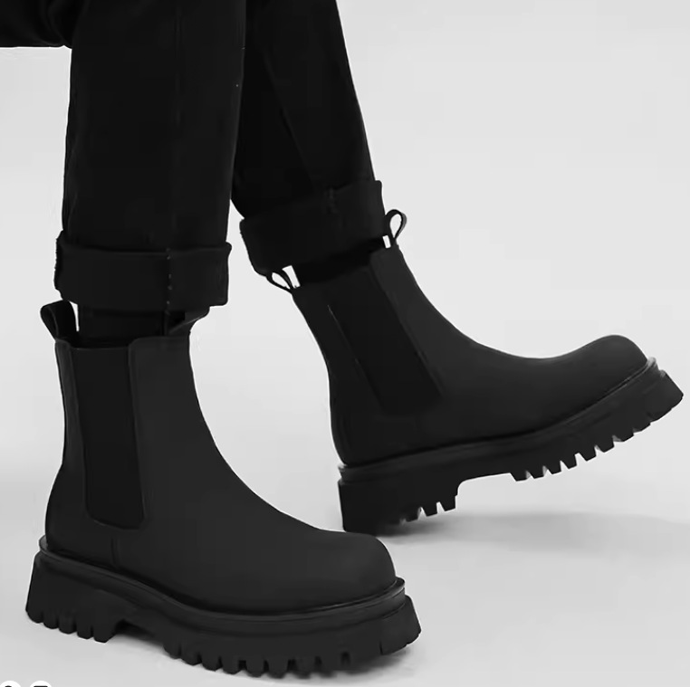 Leatherworking Classic - Men Lug Boots Classic England Shoes