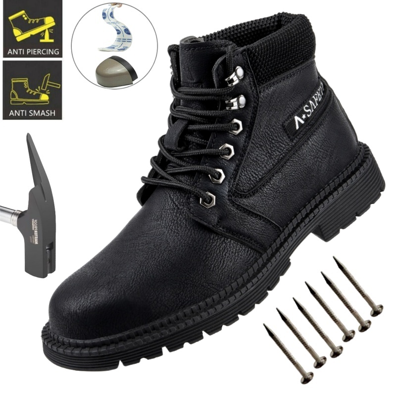 Leatherworking Classic - Men Boots Outdoor Leather Ankle Boots