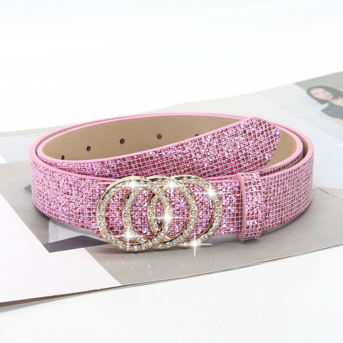 Leather Work Jeans - Women Leather Pu Belt for Jeans