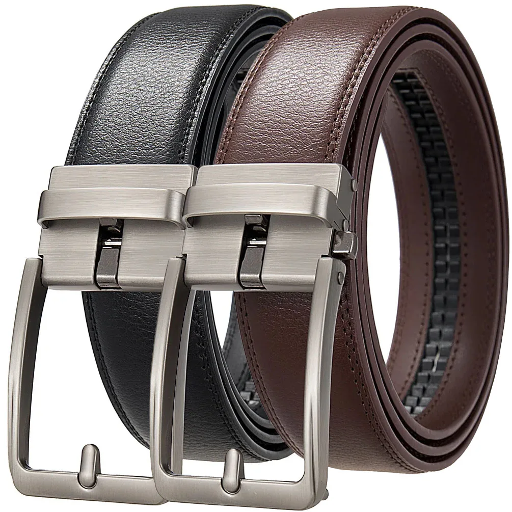 Leather Work Jeans - Genuine Leather Belts for Men Luxury