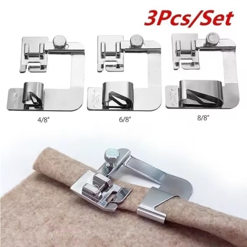 Leatherwork Ruler - Sewing Hemming Set 1/3Pcs Wide Hem