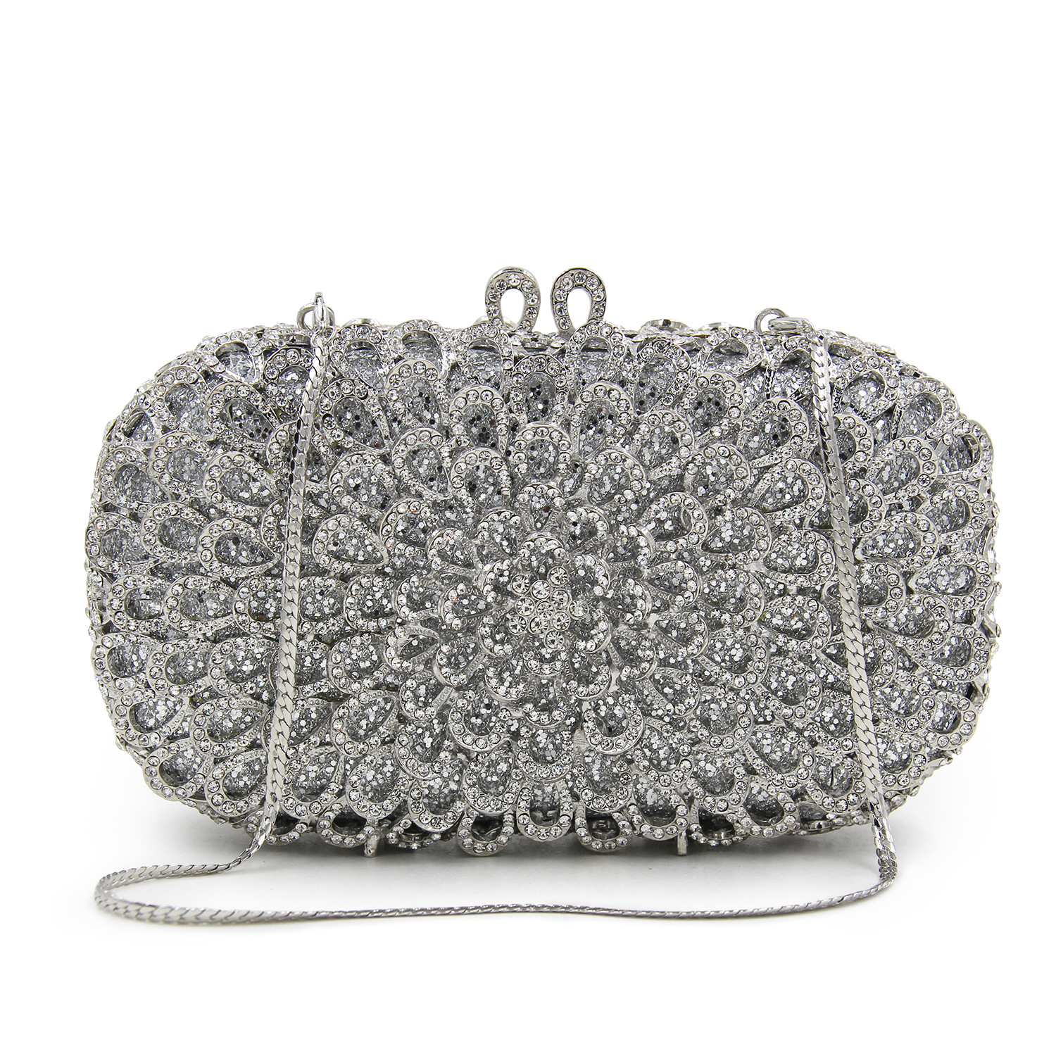 Leatherwork Wallet - Factory Wholesales Women Silver Handbag Opal