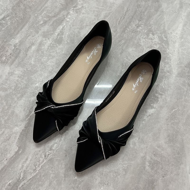 Leatherwork In French - Flat shoes women's pointed head 2026