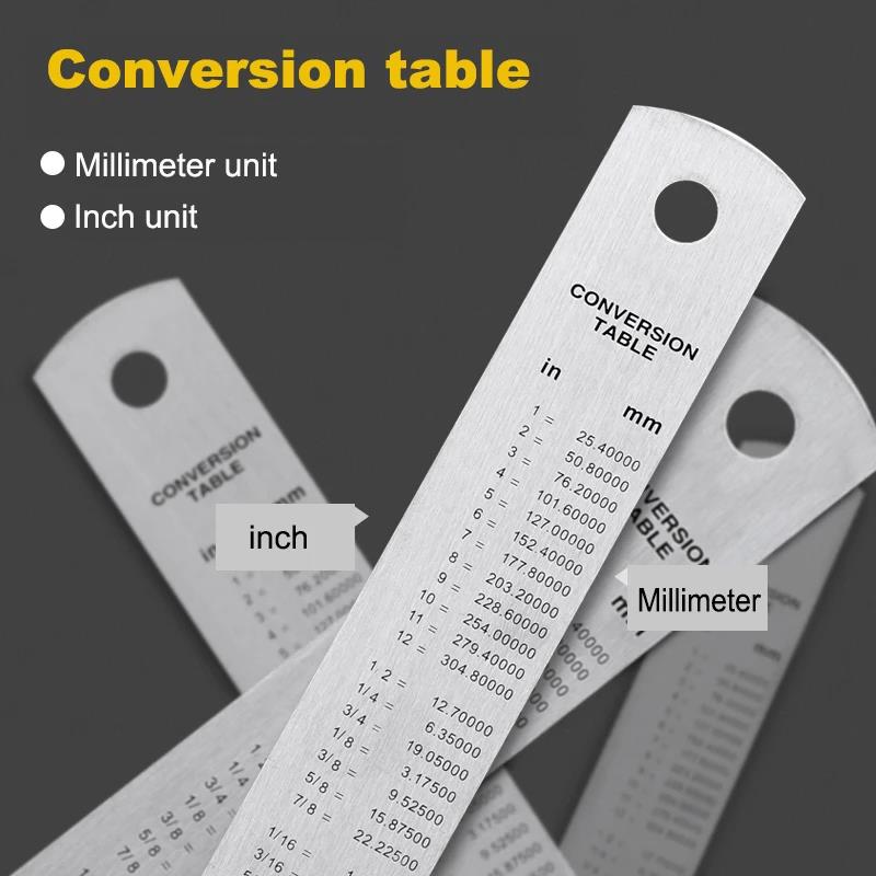 Deli Stainless Steel Ruler 15/ - Leatherwork Ruler บทวิจารณ์และราคา