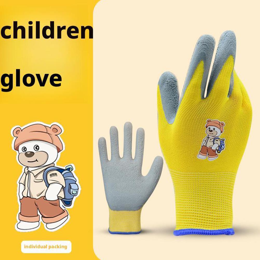 Kids Gardening Gloves Durable  - Leather Work For Kids บทวิจารณ์และราคา