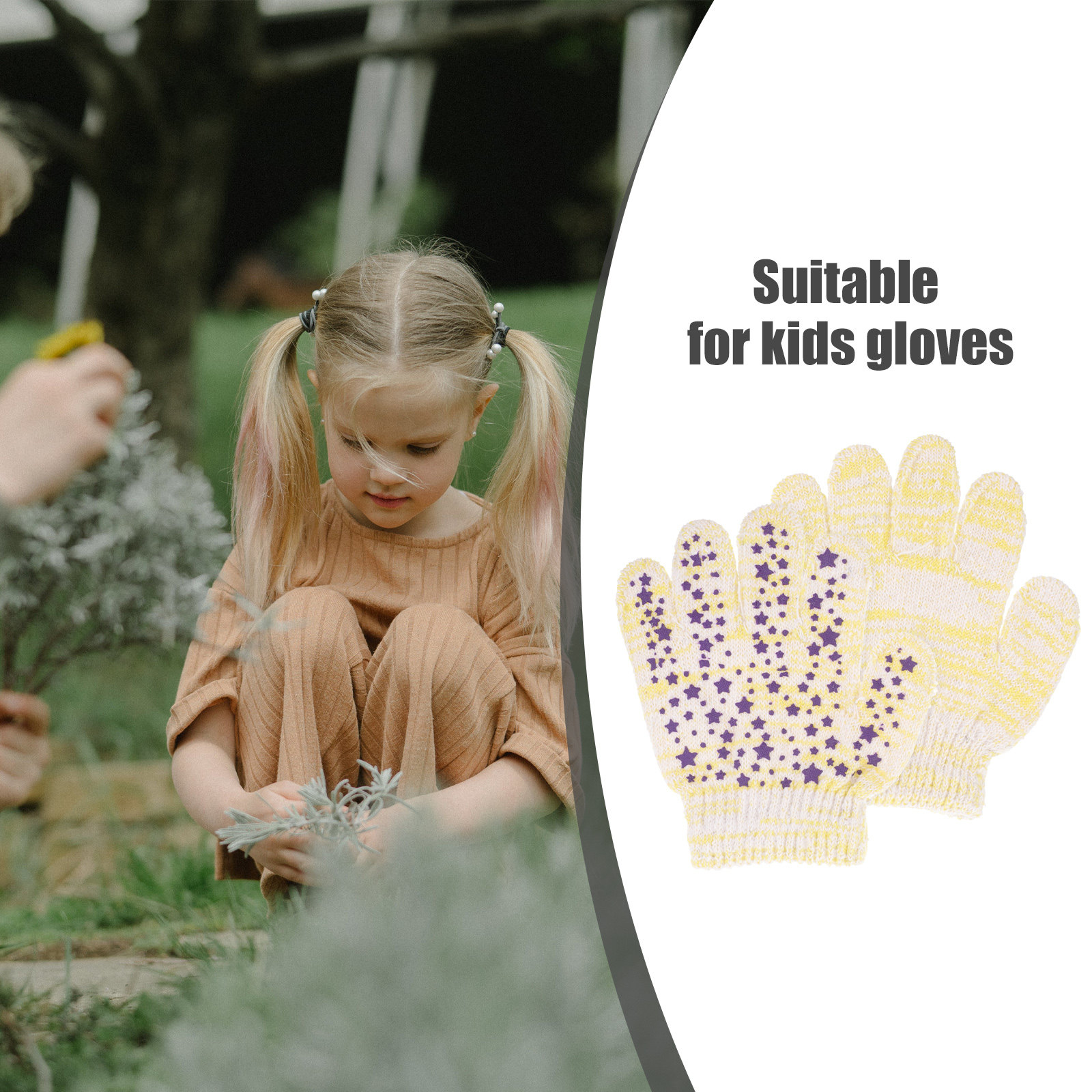 1Pair Kids Work Gloves for Gar - Leather Work For Kids บทวิจารณ์และราคา