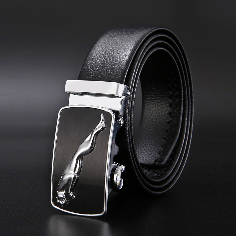 Belts for Men Automatic Male W - Leather Work Jeans บทวิจารณ์และราคา