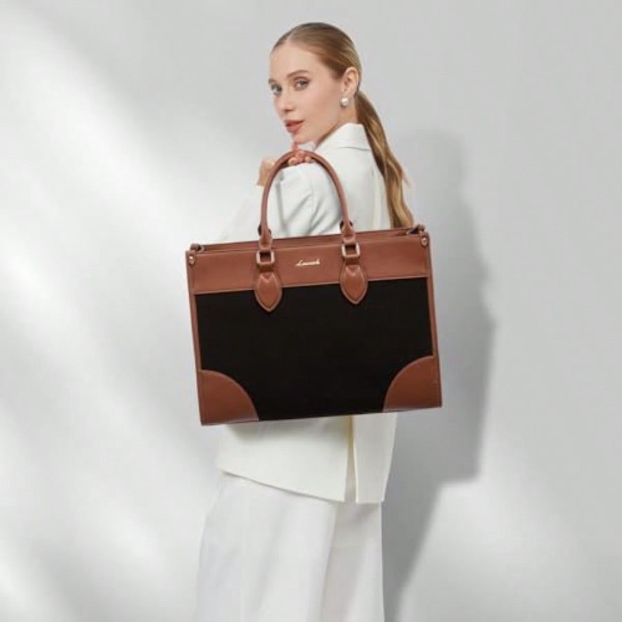 Laptop Bag For Women 15.6 Lnch - Leatherworking Classic บทวิจารณ์และราคา