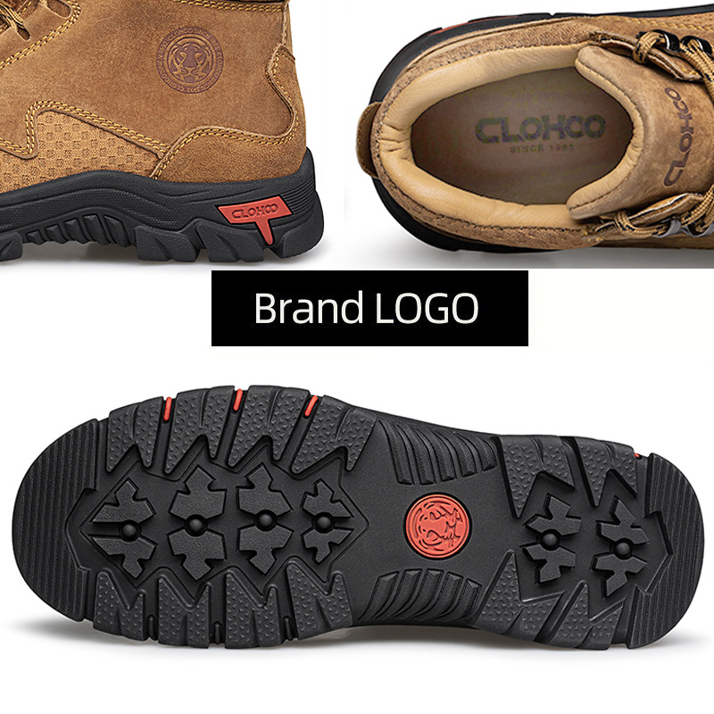 CLOHOOreal-Men's Casual Loafer - Leather Work Boots บทวิจารณ์และราคา