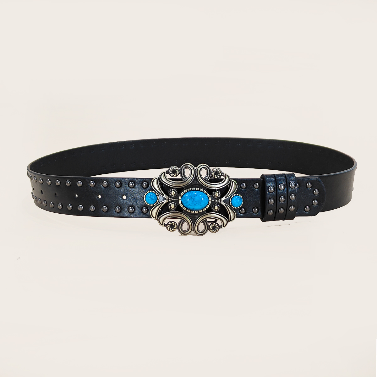 Men and women's casual Punk Ri - Leather Work Jeans บทวิจารณ์และราคา