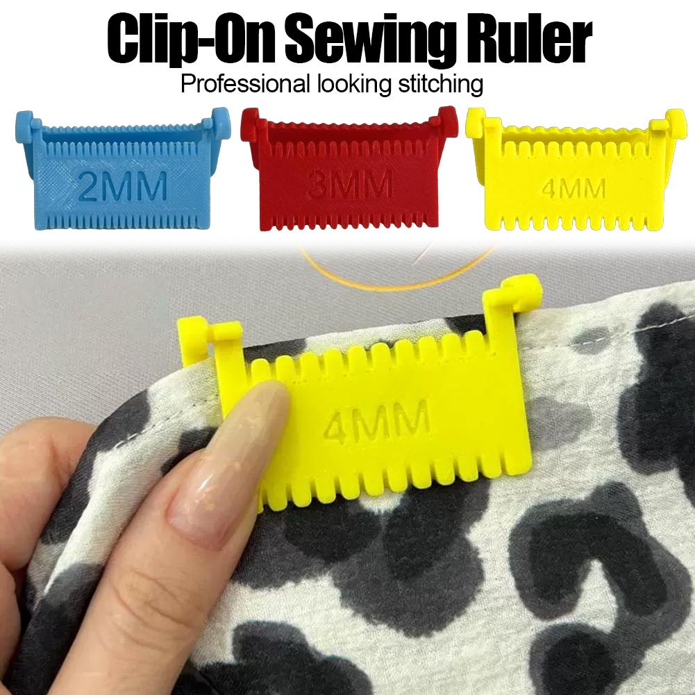 Clip-On Sewing Ruler 2/3/4MM S - Leatherwork Ruler บทวิจารณ์และราคา