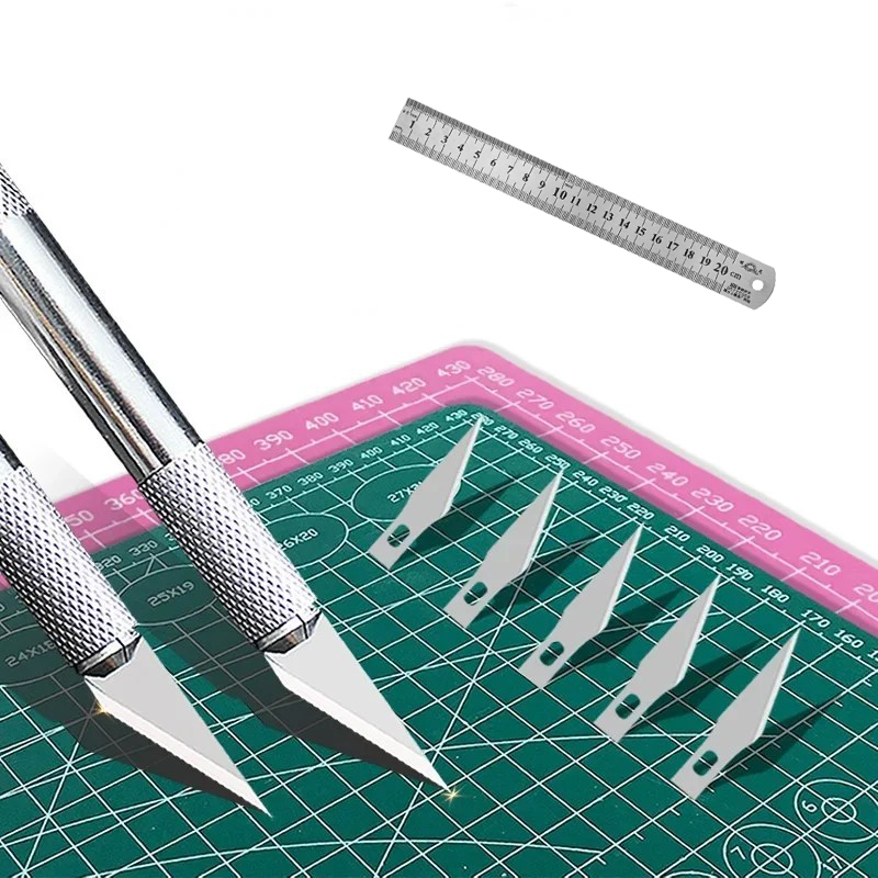 A3 Cutting Pad Carving Knife / - Leatherwork Ruler บทวิจารณ์และราคา