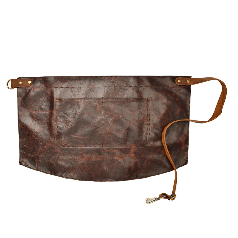 Men's Fashion Work Apron With  - Leatherwork Apron บทวิจารณ์และราคา