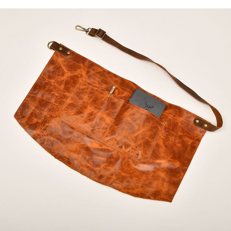 Men's Fashion Work Apron With  - Leatherwork Apron บทวิจารณ์และราคา