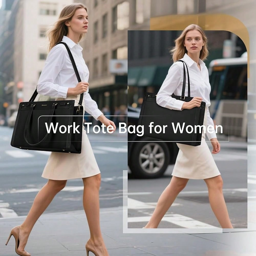 Laptop Bag For Women 15.6 Inch - Leatherworking Classic บทวิจารณ์และราคา