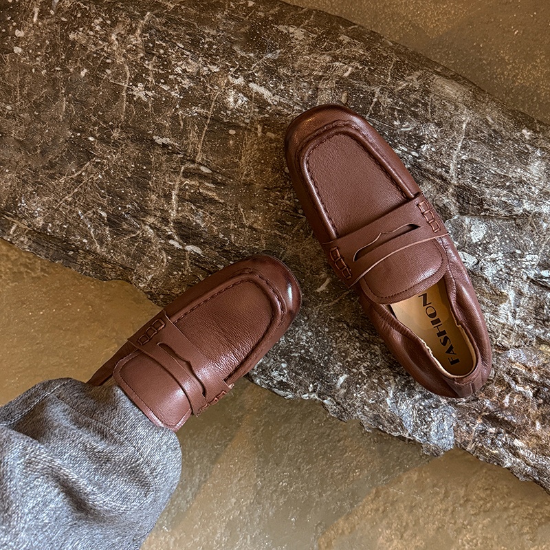 Womens Flats Spring Autumn Mul - Leather Work For Kids บทวิจารณ์และราคา