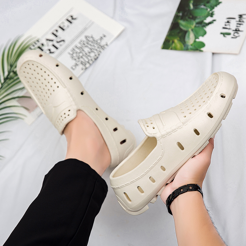YUYIN Men's Eva Slippers Non-s - Leather Work Flats บทวิจารณ์และราคา