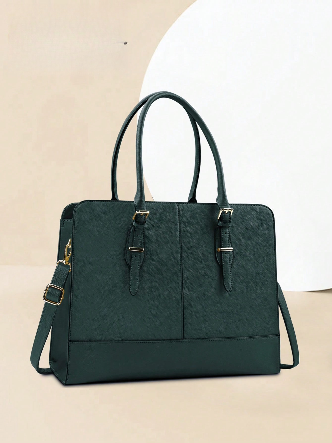15.6 Inch Leather Laptop Tote  - Leatherworking Classic บทวิจารณ์และราคา