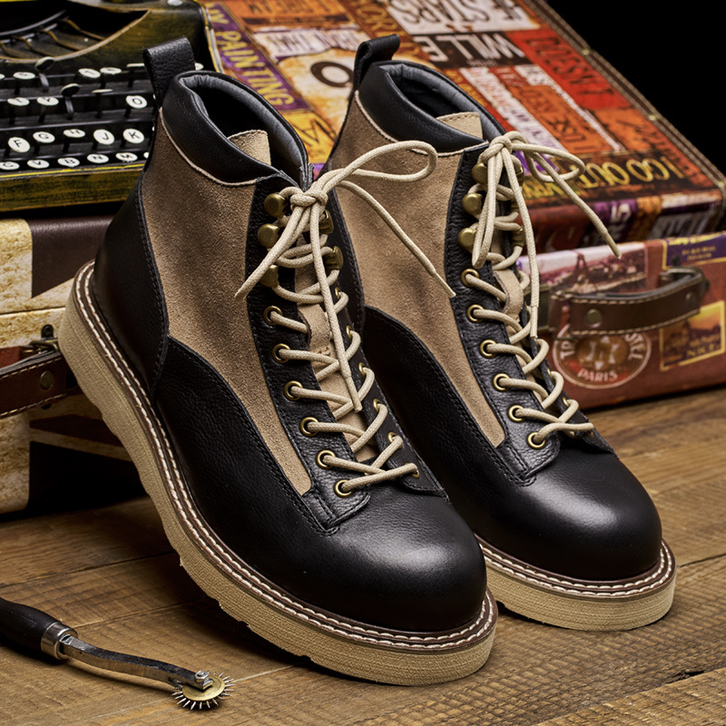 Men's Short Toe Work Boots, Am - Leather Work Boots บทวิจารณ์และราคา