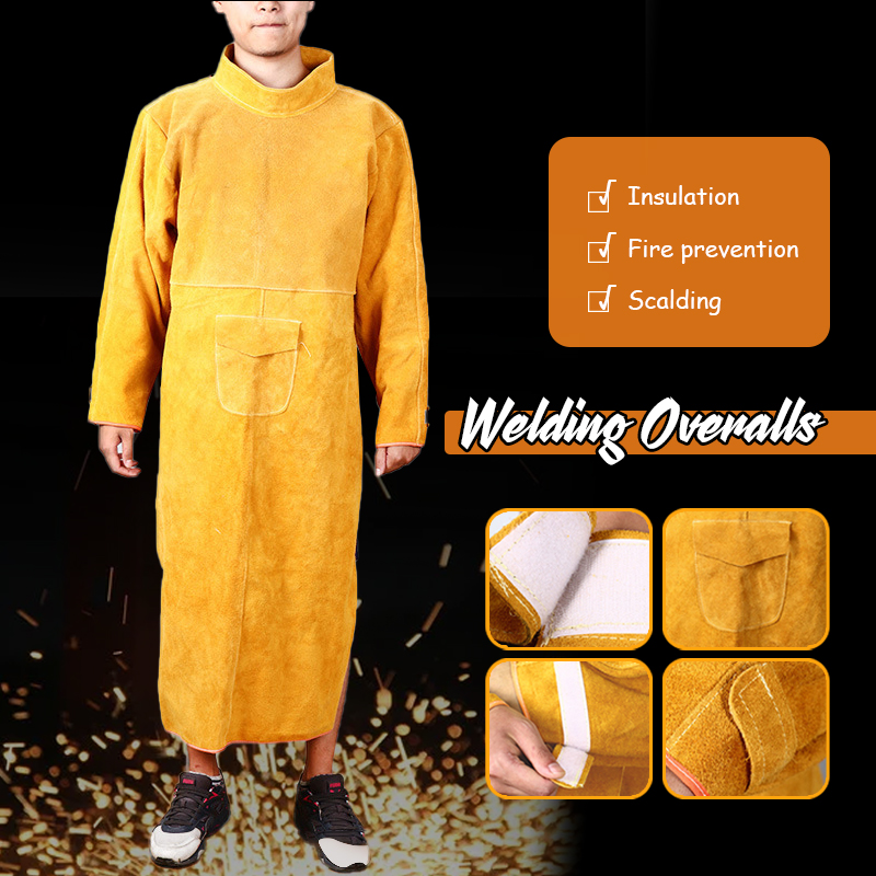 Welder Apron Welding Protectio - Leatherwork Apron บทวิจารณ์และราคา