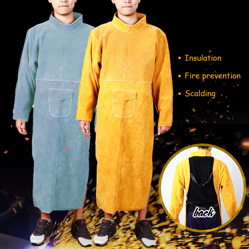 Welder Apron Welding Protectio - Leatherwork Apron บทวิจารณ์และราคา