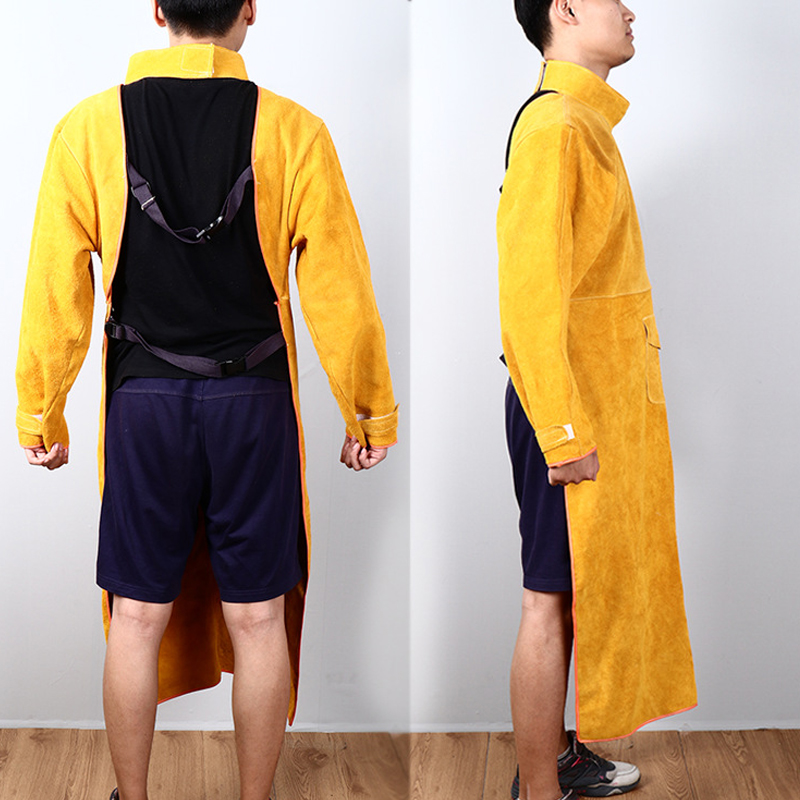 Welder Apron Welding Protectio - Leatherwork Apron บทวิจารณ์และราคา