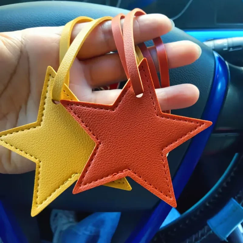 Star PU Leather Tassels Keycha - Leatherwork Ruler บทวิจารณ์และราคา