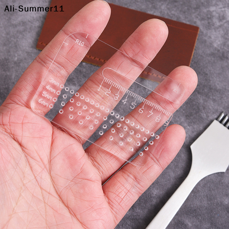 【1a1】【S63】4mm Thickened Transp - Leatherwork Ruler บทวิจารณ์และราคา
