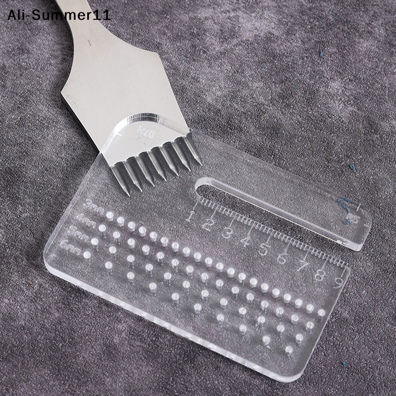 【1a1】【S63】4mm Thickened Transp - Leatherwork Ruler บทวิจารณ์และราคา