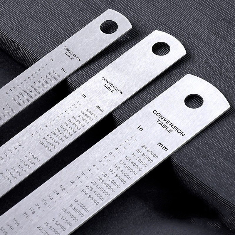 DELI Stainless Steel Ruler 10/ - Leatherwork Ruler บทวิจารณ์และราคา