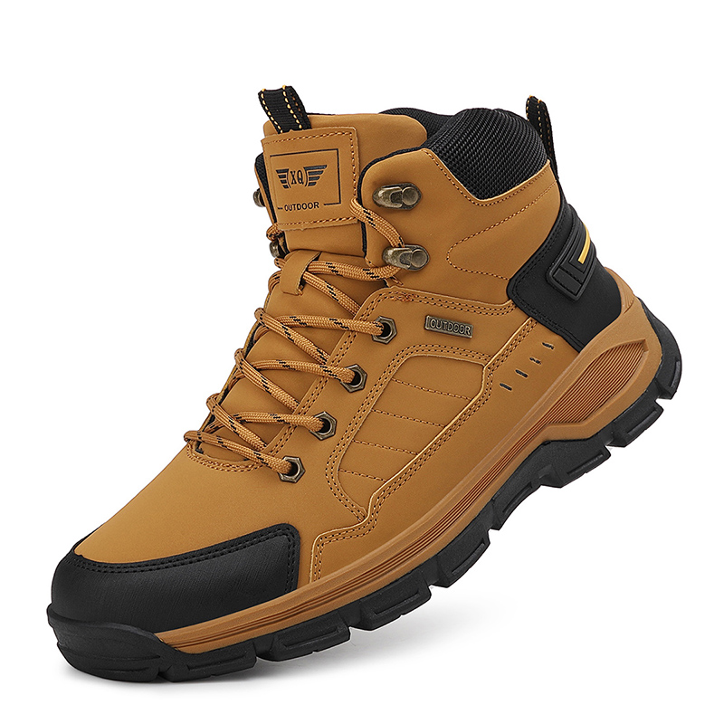 New Autumn Men's Boots Fashion - Leather Work Boots บทวิจารณ์และราคา