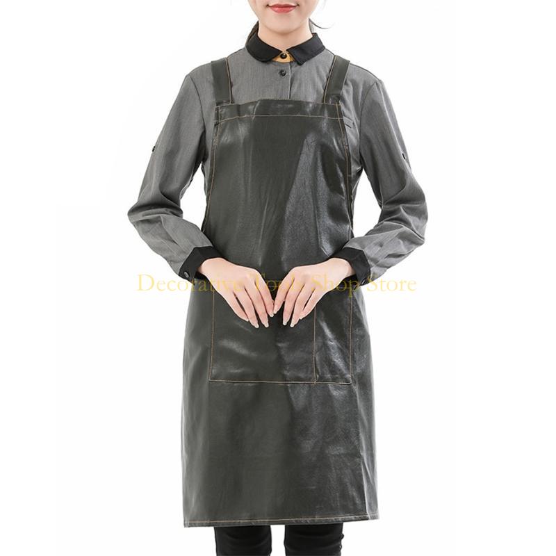 QX2E Artificial Leather Waterp - Leatherwork Apron บทวิจารณ์และราคา