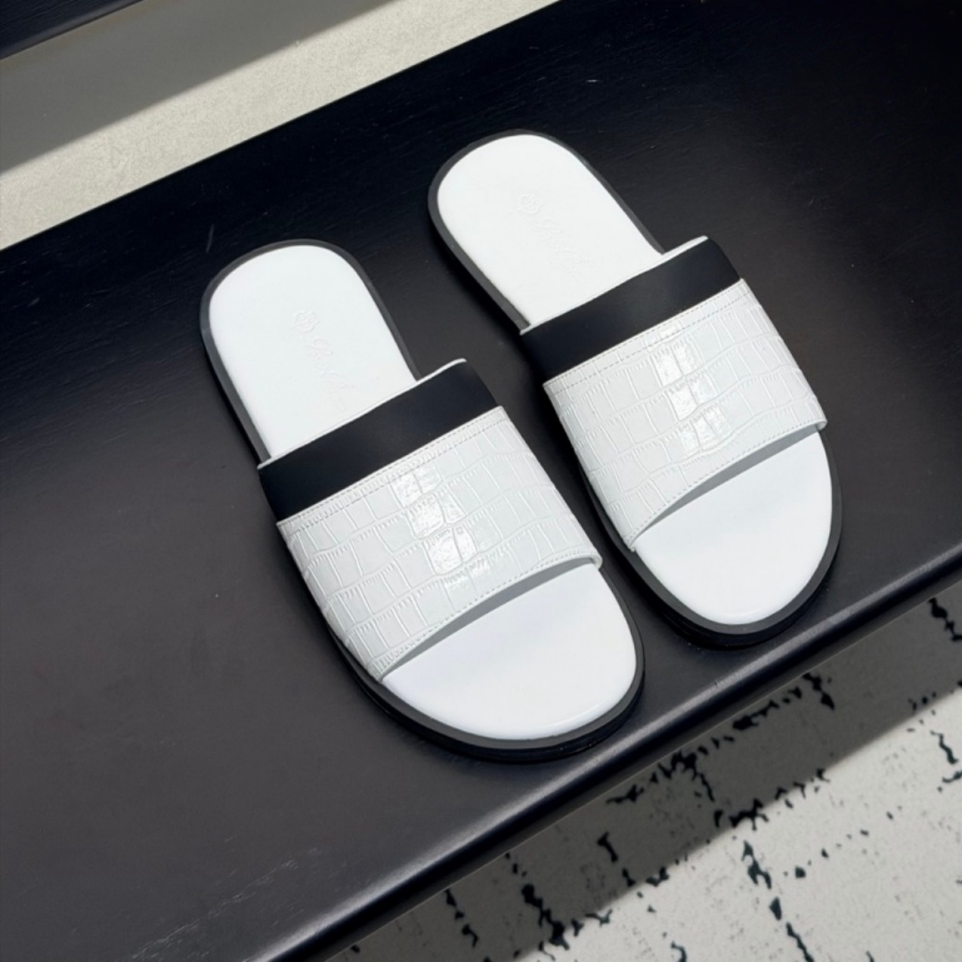 Handmade Cowhide Sandals Luxur - Leather Work Flats บทวิจารณ์และราคา