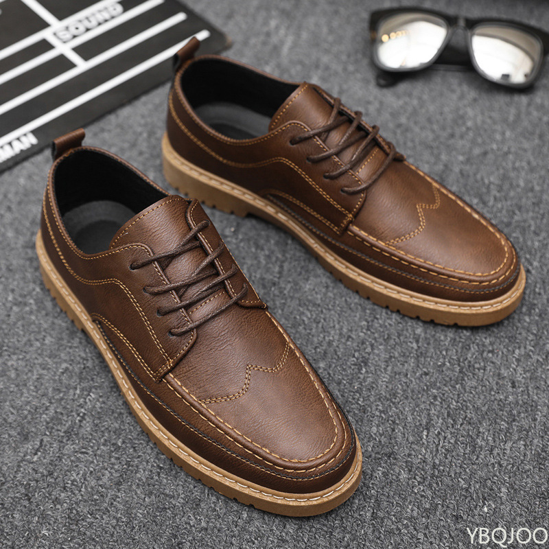 Men's Casual Leather Shoes Tre - Leatherworking Classic บทวิจารณ์และราคา