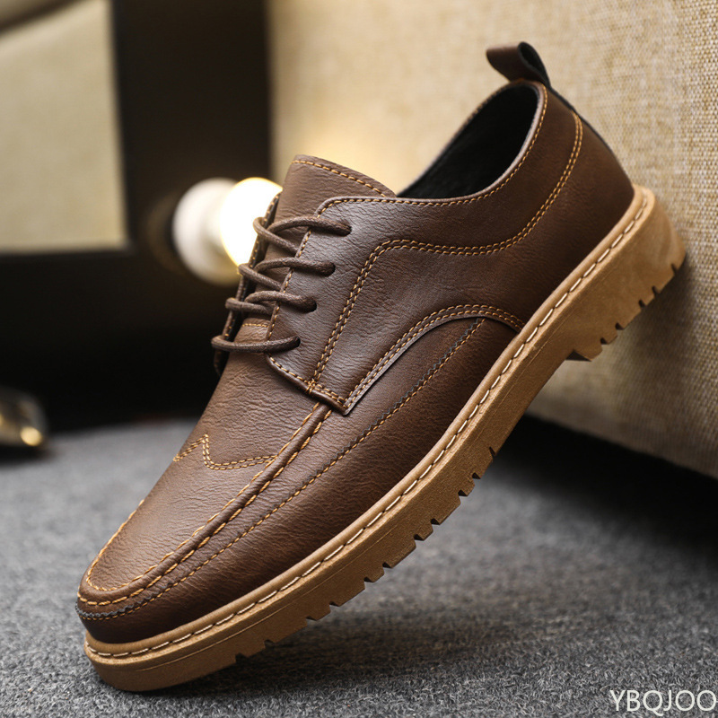 Men's Casual Leather Shoes Tre - Leatherworking Classic บทวิจารณ์และราคา