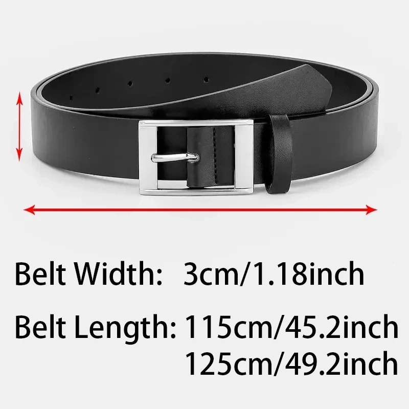 New Luxury Belt for Men PU Lea - Leather Work Jeans บทวิจารณ์และราคา