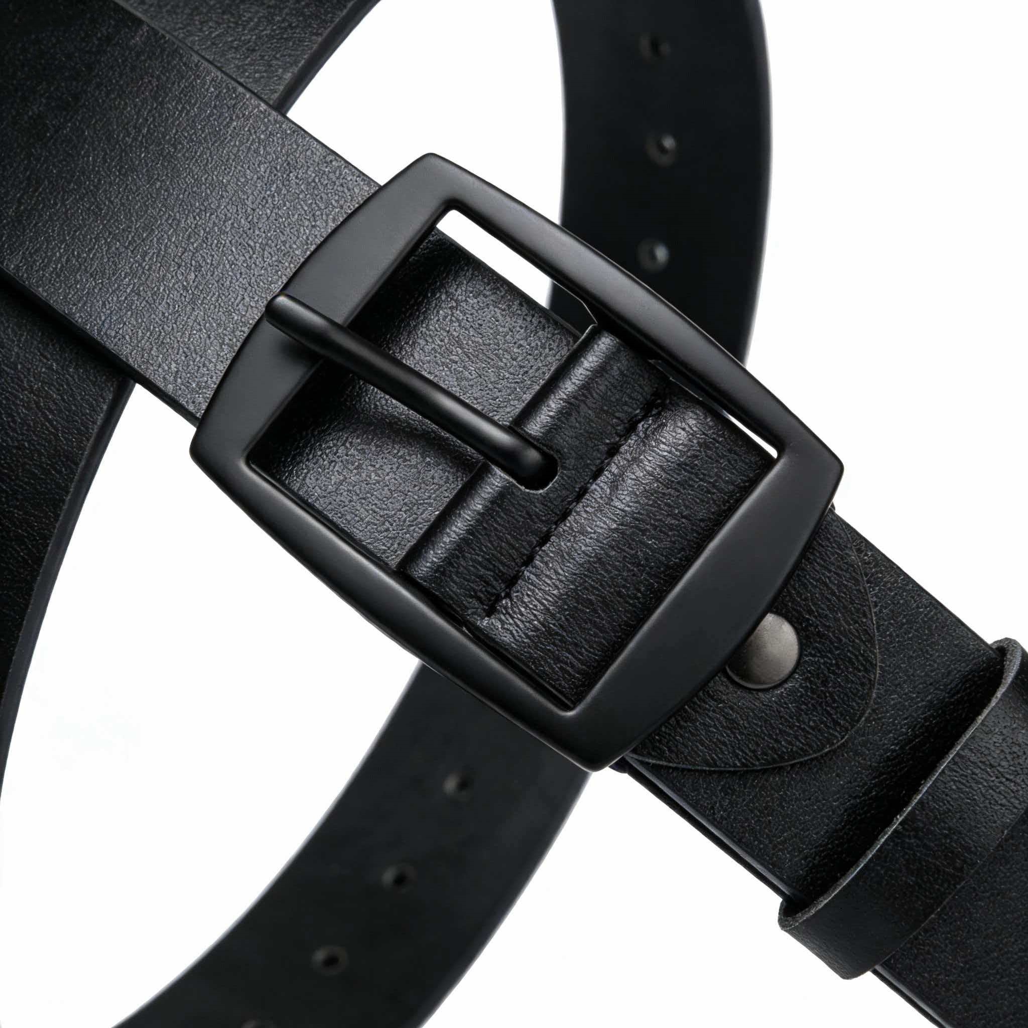 New Luxury Belt for Men PU Lea - Leather Work Jeans บทวิจารณ์และราคา