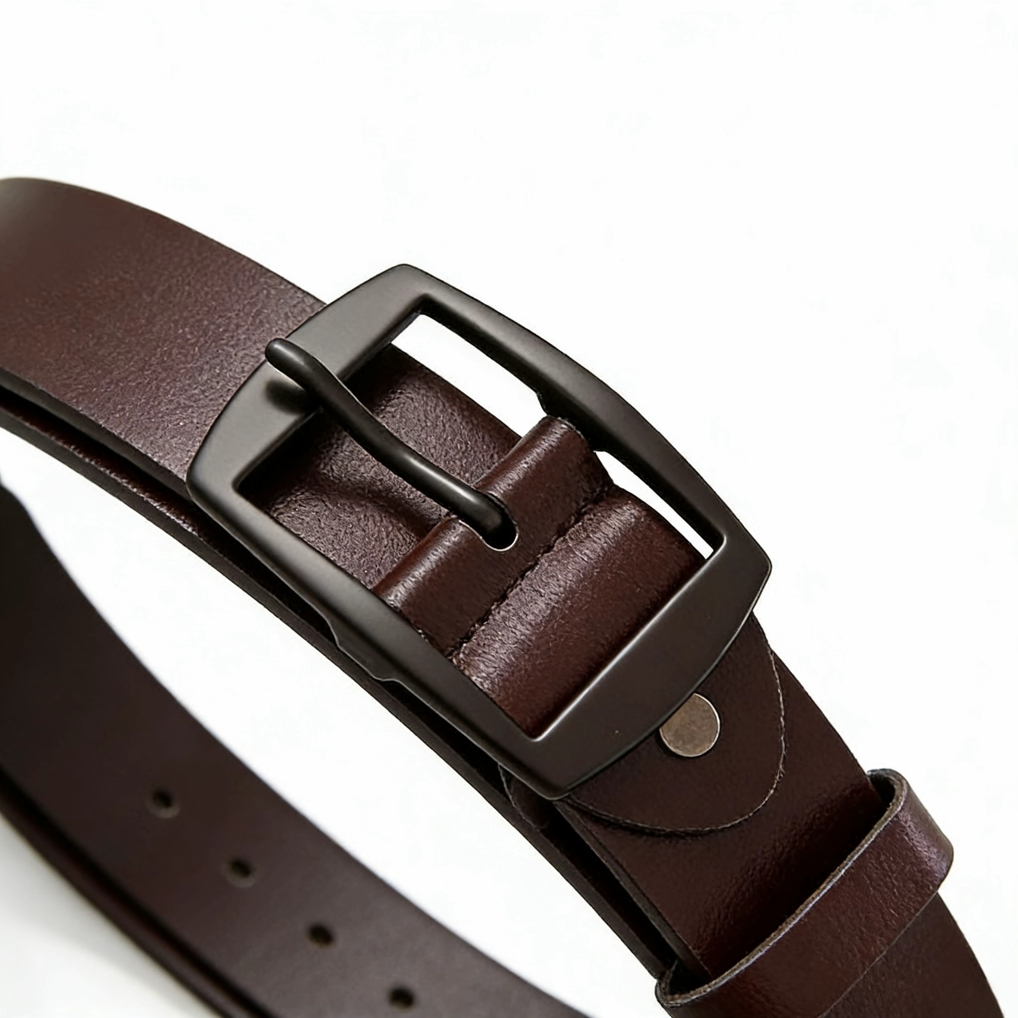 New Luxury Belt for Men PU Lea - Leather Work Jeans บทวิจารณ์และราคา