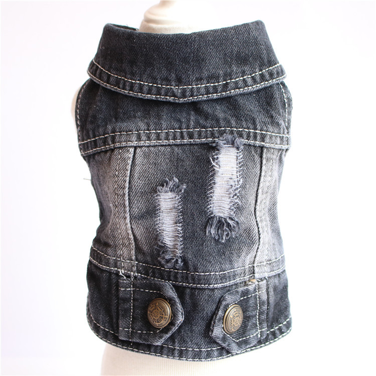 Wholesale Pet Clothes Fashion  - Leather Work Jeans บทวิจารณ์และราคา