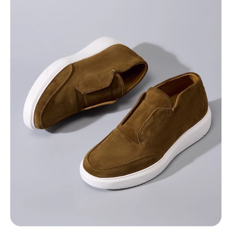 Men Skate Shoes Genuine Leathe - Leather Work Boots บทวิจารณ์และราคา