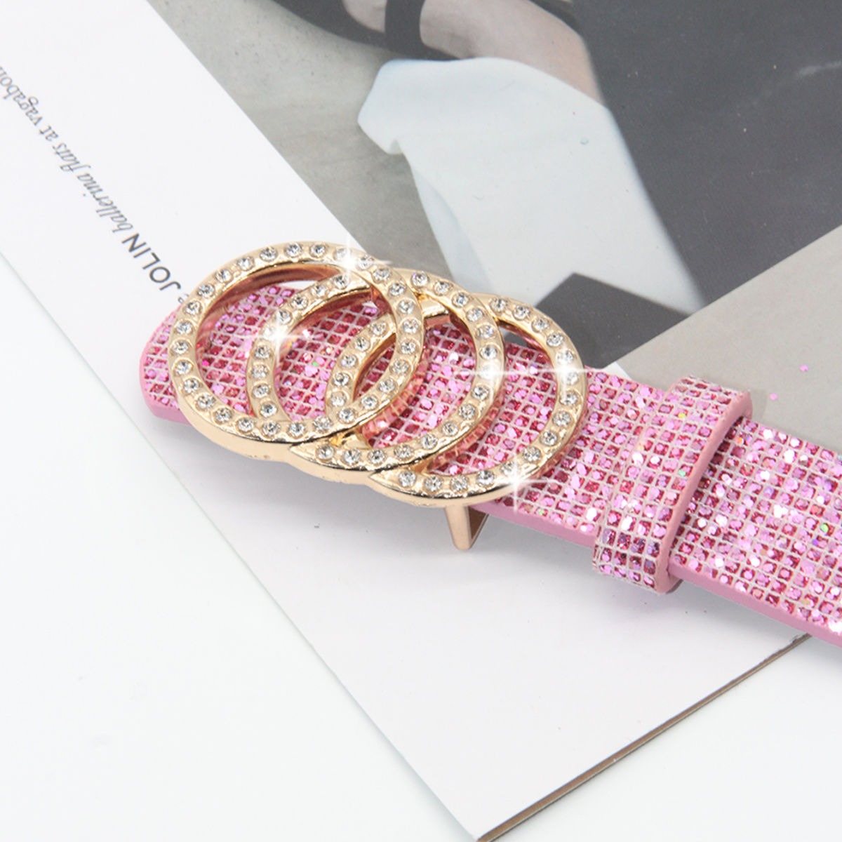Women Leather Pu Belt for Jean - Leather Work Jeans บทวิจารณ์และราคา