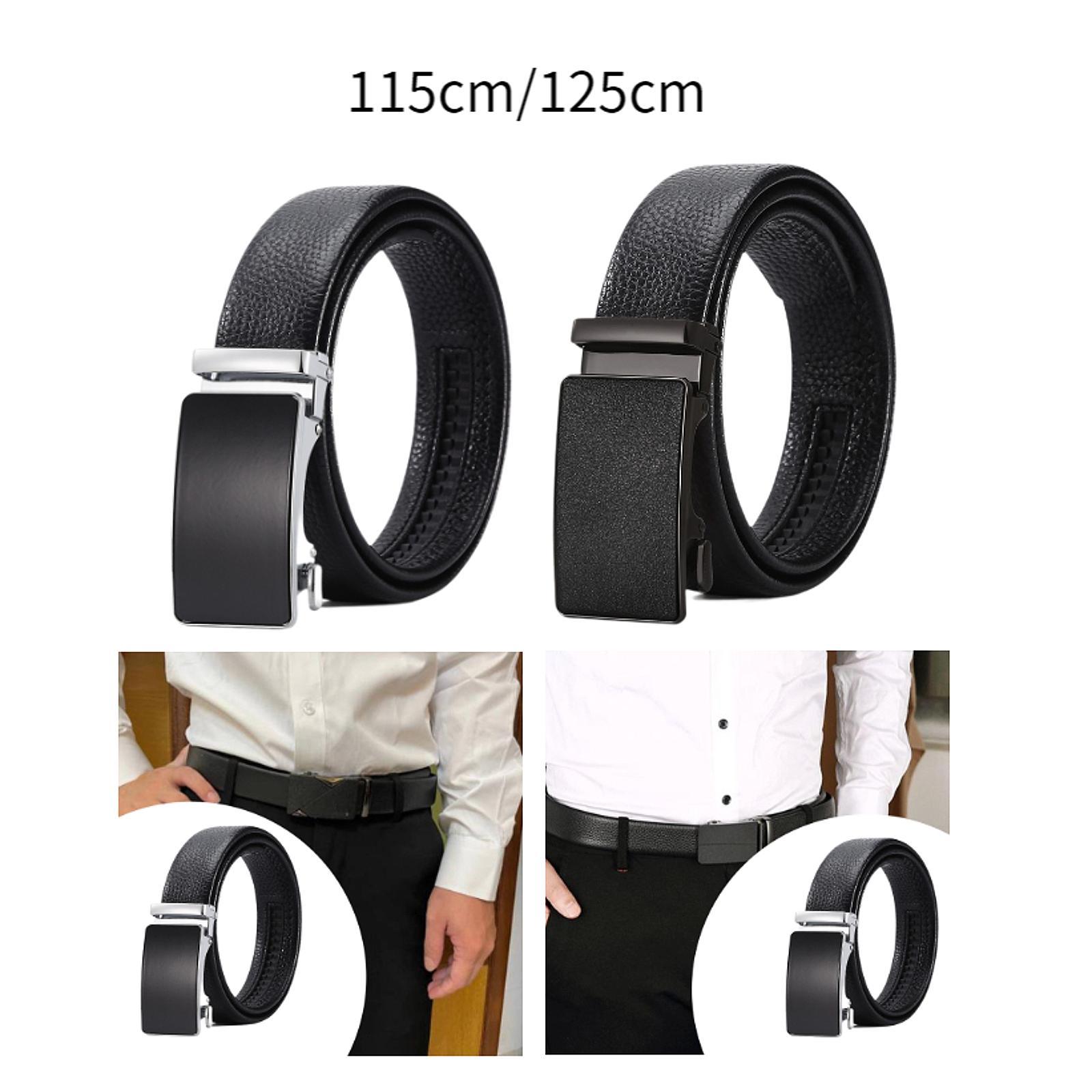 Men Belt Decorative Adjustable - Leather Work Jeans บทวิจารณ์และราคา