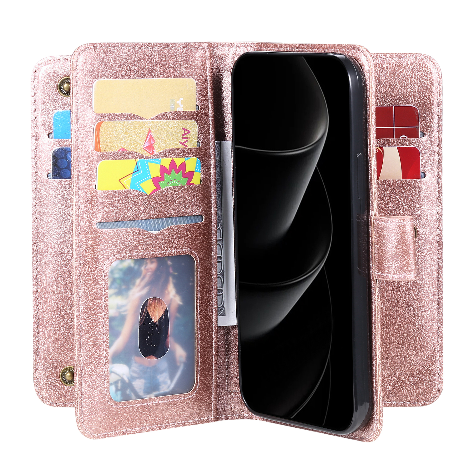 Flip Magnetic Multi Cards Solt - Leatherwork Wallet บทวิจารณ์และราคา