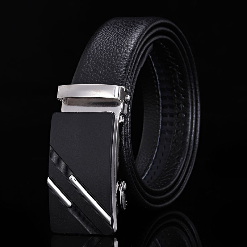 Fashionable Business Men's Bel - Leather Work Jeans บทวิจารณ์และราคา