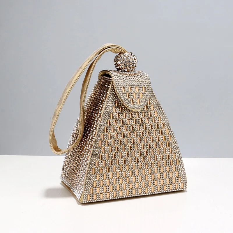 Rhinestones Luxury Evening Bag - Leatherwork Wallet บทวิจารณ์และราคา