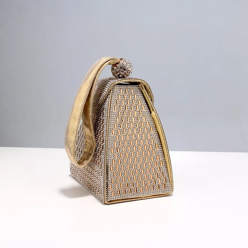 Rhinestones Luxury Evening Bag - Leatherwork Wallet บทวิจารณ์และราคา