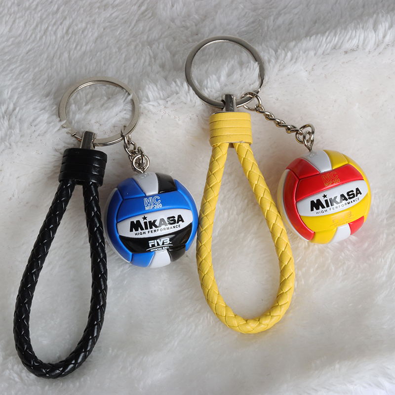 1pcs PVC  Volleyball Keychain  - Leatherwork Ruler บทวิจารณ์และราคา