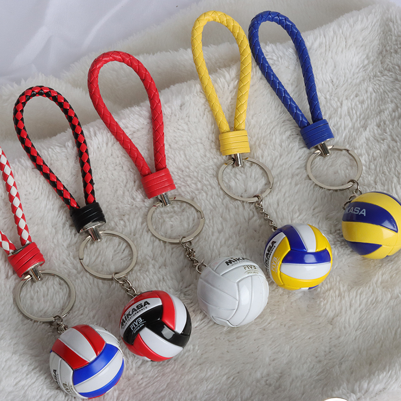 1pcs PVC  Volleyball Keychain  - Leatherwork Ruler บทวิจารณ์และราคา
